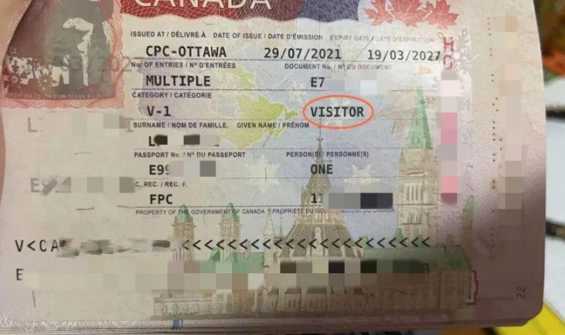 加拿大访问签证（Visitor Visa）